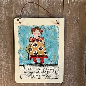 Unique Barbara Olsen wall plaque